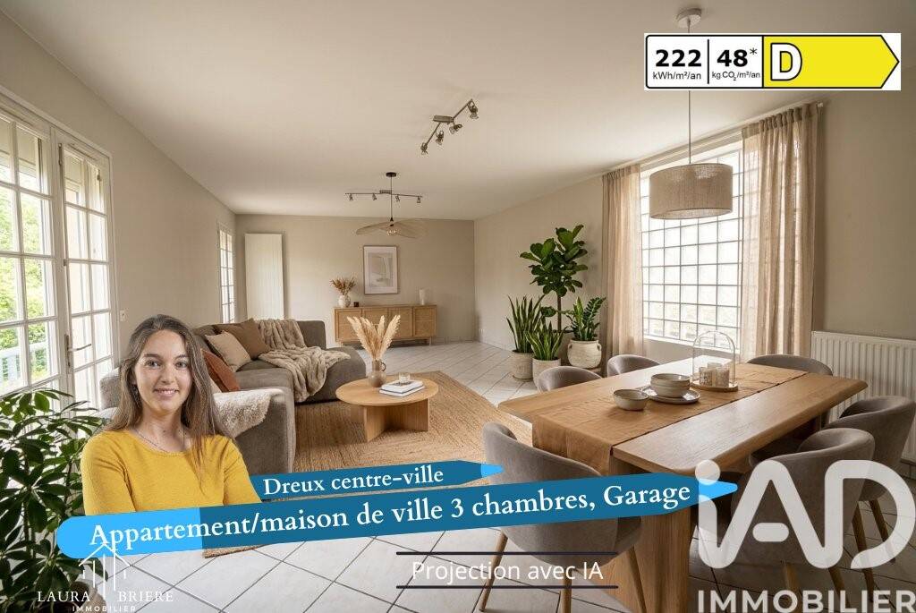 Appartement 4 pièces 87 m² · à Dreux · 87 m² · 150 000 €