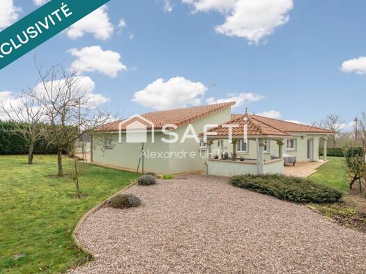 Maison de plain-pied à vendre 370 000 € 5 pièces 3 chambres 130 m² 950 m² de terrain Dommartin-lès-Toul 54200