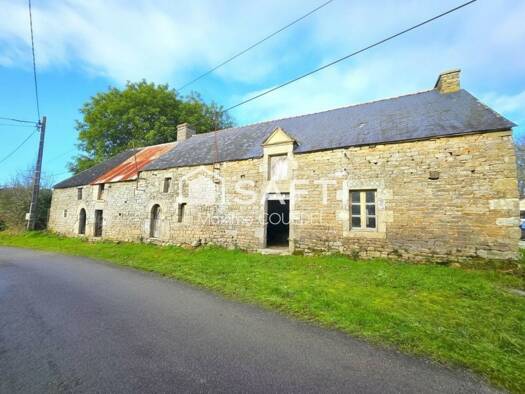 Maison à vendre 87 000 € 4 pièces 1 chambre 220 m² 1 524 m² de terrain Plumelec 56420