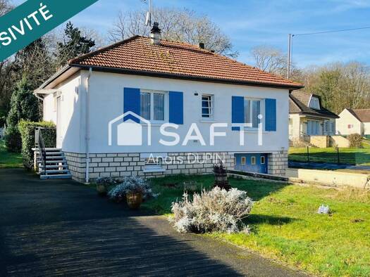 Maison de plain-pied à vendre 178 000 € 4 pièces 2 chambres 81 m² 1 384 m² de terrain Saint-Erme-Outre-et-Ramecourt 02820