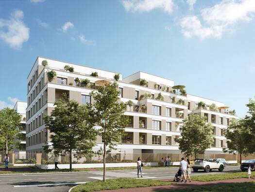 Appartement à vendre - neuf 243 000 € 3 pièces 2 chambres 65 m² dès le 31/12/2027 Le Point du Jour-Centre Gare Cergy 95800