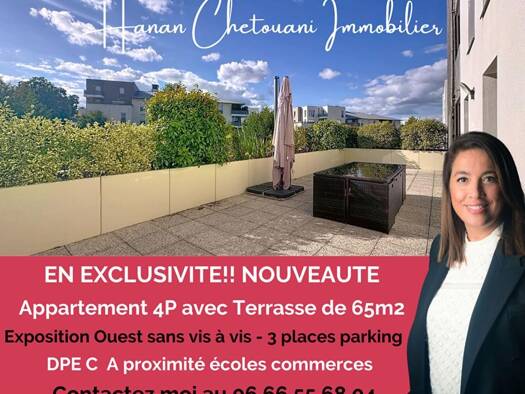 Appartement à vendre 449 000 € 4 pièces 3 chambres 82 m² Étage 1/3 Sud Igny 91430