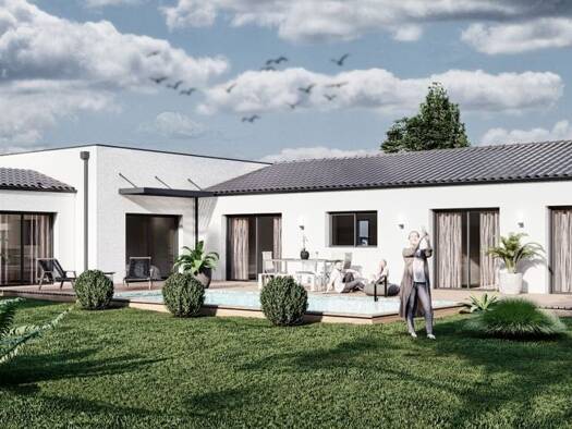 Terrain avec maison neuve à vendre 326 200 € 4 pièces 3 chambres 120 m² 630 m² de terrain Saint-Georges-des-Coteaux 17810