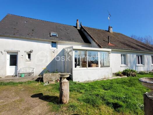 Maison de plain-pied à vendre 179 000 € 4 pièces 3 chambres 120 m² 2 000 m² de terrain Crasville 50630