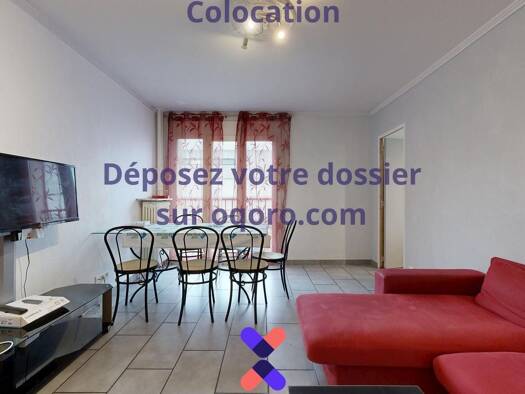 Colocation à louer 440 € 4 pièces 3 chambres 70,9 m² RDC Montrapon - Montboucons Besançon 25000