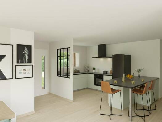 Terrain avec maison neuve à vendre 285 000 € 4 pièces 3 chambres 90 m² 641 m² de terrain La Chevallerais 44810