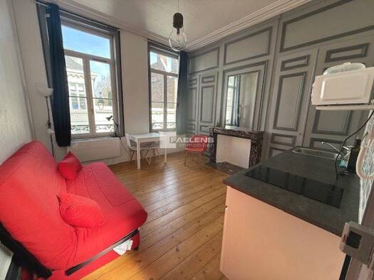 Appartement à louer 570 € 1 pièce 22 m² Étage 1/3 Lille 59000