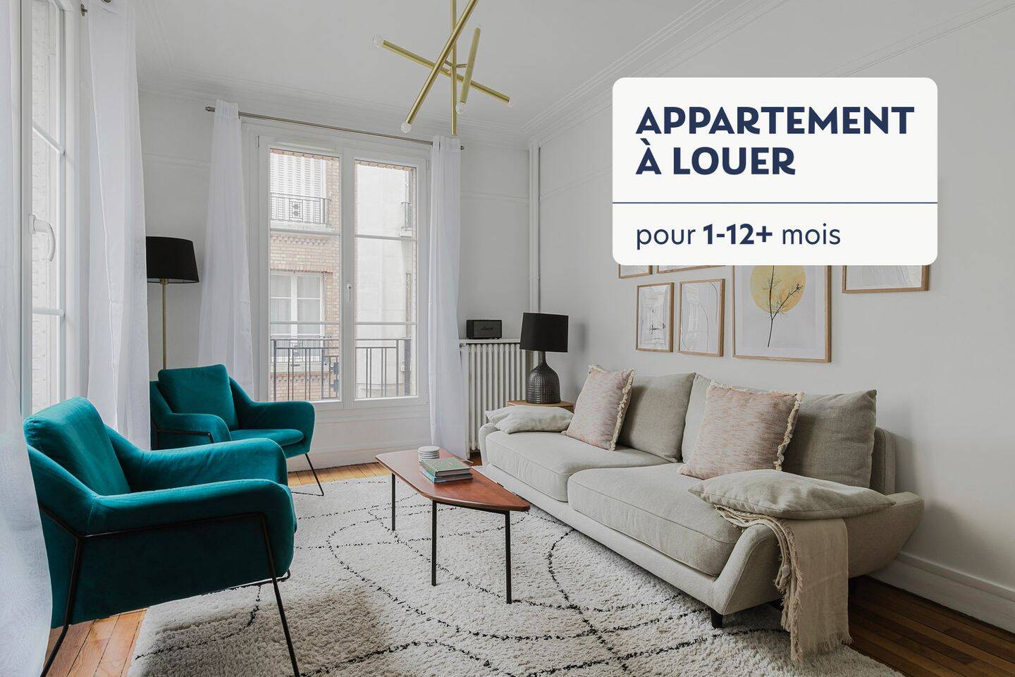 Appartement 3 pièces 42 m² · à Paris 17ème Arrondissement · 42 m² · 3 690 €/mois