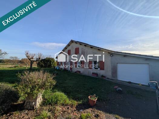 Maison à vendre 250 000 € 9 pièces 6 chambres 216 m² 30 206 m² de terrain Bayas 33230