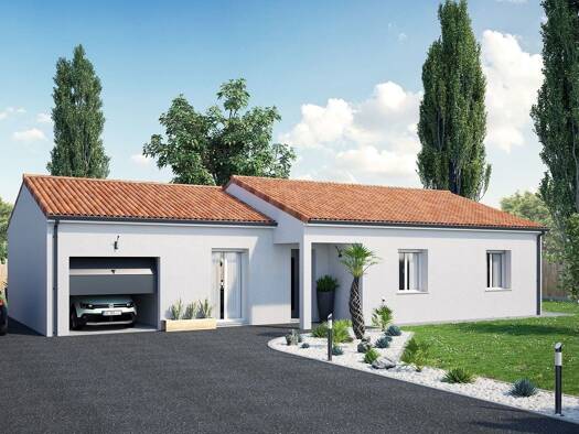 Terrain avec maison neuve à vendre 201 970 € 5 pièces 4 chambres 98 m² 462 m² de terrain Sud-Sud Est Beaupréau-en-Mauges 49600