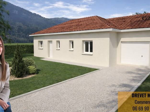 Terrain avec maison neuve à vendre 249 000 € 4 pièces 3 chambres 85 m² 509 m² de terrain Les Avenières Veyrins-Thuellin 38630