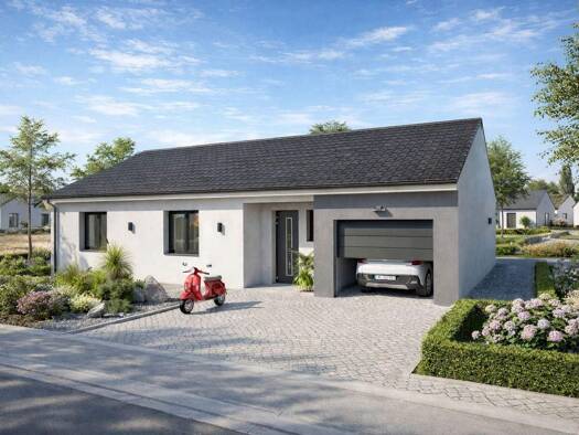 Terrain avec maison neuve à vendre 232 561 € 4 pièces 3 chambres 87 m² 3 499 m² de terrain Anzeling 57320