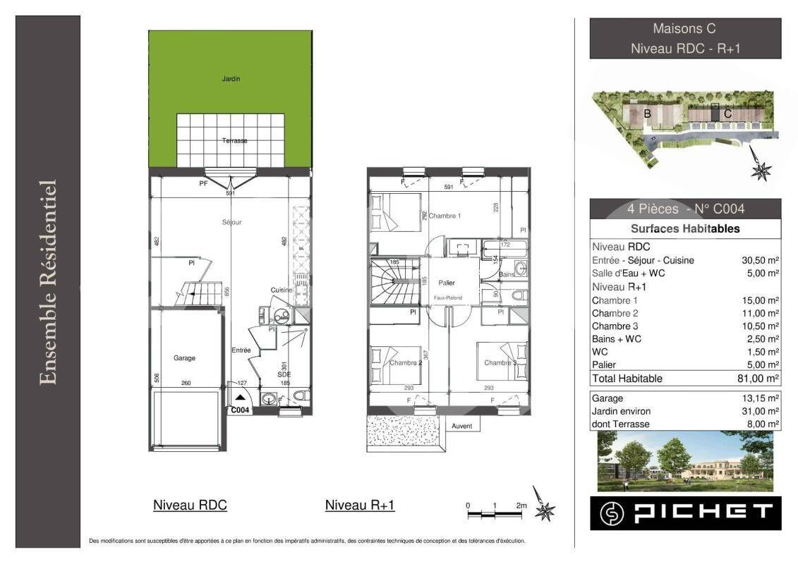 Maison 4 pièces 81 m² · à Léognan · 81 m² · 1 248 €/mois