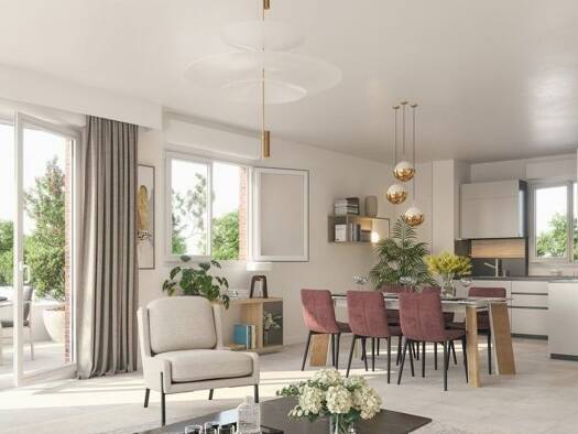 Appartement à vendre 471 300 € 3 pièces 2 chambres 78 m² Étage 2/2 Neydens 74160