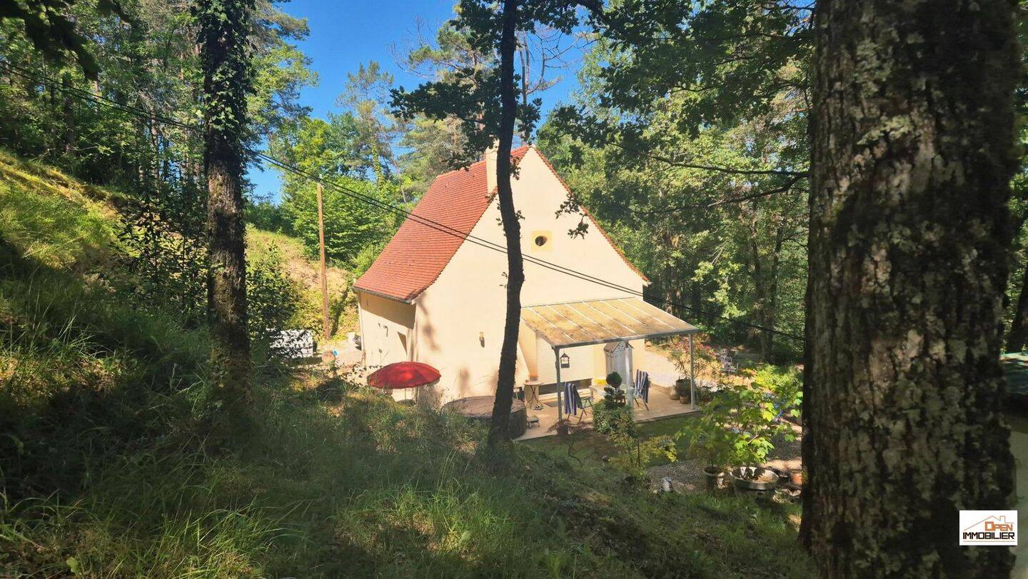 CHARMANTE MAISON PÉRIGOURDINE AVEC VUE ET BOIS ET DÉPENDANCES