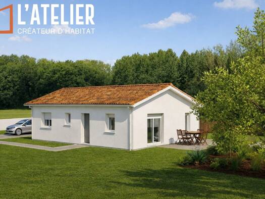 Terrain avec maison neuve à vendre 243 000 € 4 pièces 3 chambres 90 m² Saint-Maixant 33490