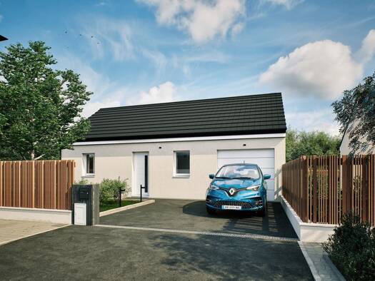 Terrain avec maison neuve à vendre 159 459 € 3 pièces 2 chambres 48,5 m² 650 m² de terrain Doudeville 76560