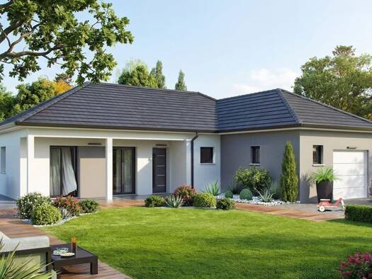 Terrain avec maison neuve à vendre 239 990 € 4 pièces 3 chambres 81 m² 663 m² de terrain Foucherans 39100