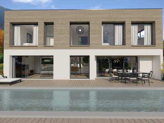 Terrain avec maison neuve à vendre 614 600 € 1 chambre 121 m² Fessy 74890