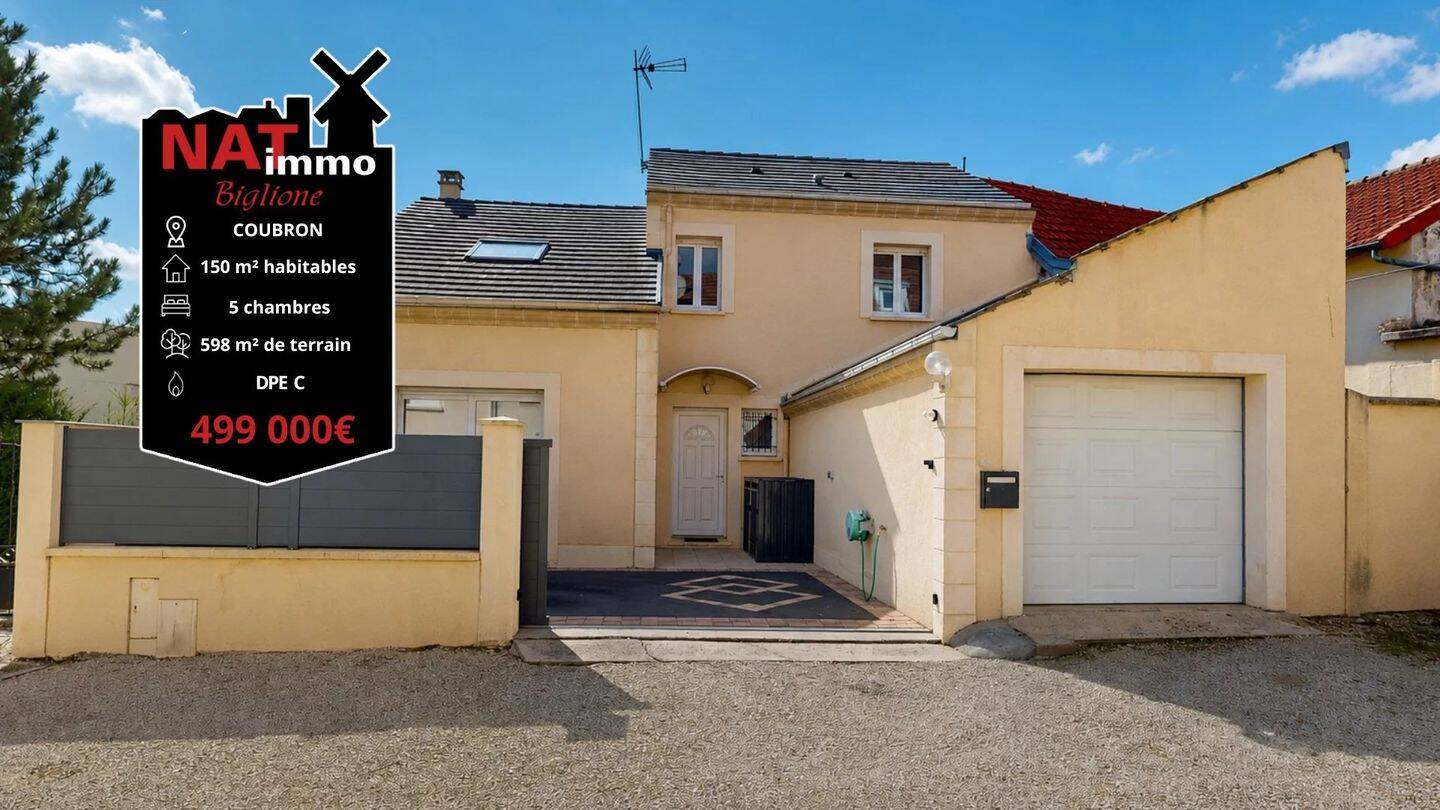 Maison 7 pièces 150 m² · à Coubron · 150 m² · 499 000 €