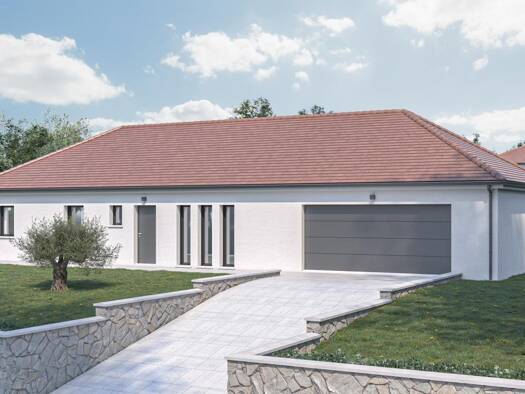 Terrain avec maison neuve à vendre 380 874 € 5 pièces 3 chambres 132 m² 518 m² de terrain Villers-Allerand 51500