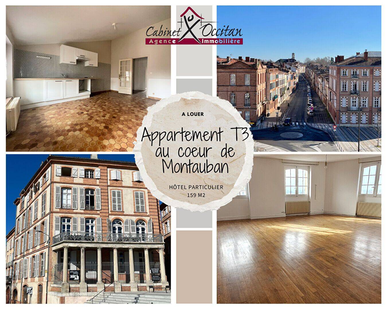 Appartement 3 pièces 159 m² · à Montauban · 159 m² · 881 €/mois