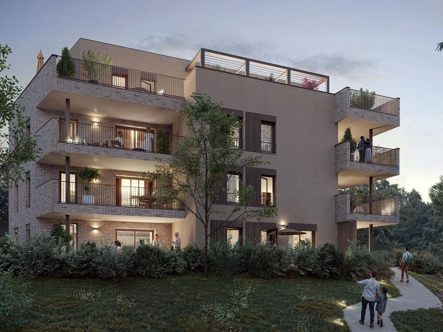 Appartement 3 pièces 77 m² · à Genas · 76,7 m² · 454 000 €