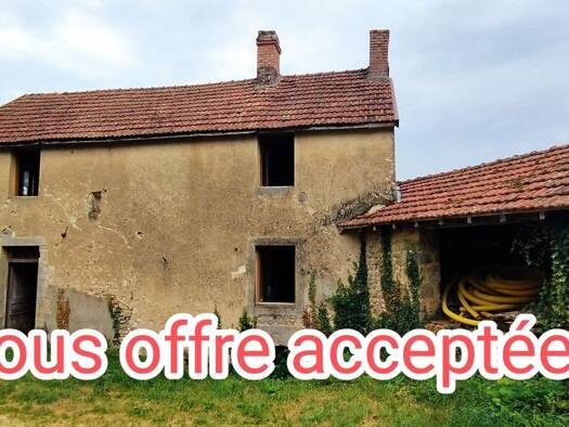 Maison à vendre 28 000 € 5 pièces 3 chambres 73 m² Rougnat 23700