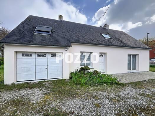 Maison de plain-pied à vendre 213 500 € 3 pièces 2 chambres 98 m² 414 m² de terrain Le Bouloir-Grimouville Saint-Lô 50000
