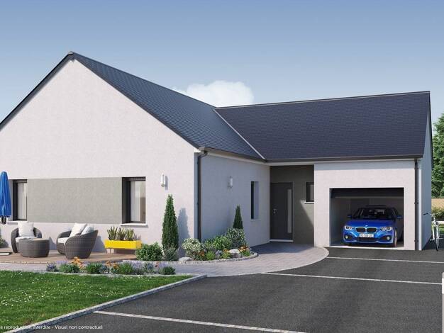 Terrain avec maison neuve à vendre 236 672 € 5 pièces 4 chambres 103 m² 453 m² de terrain Saint-Médard-sur-Ille 35250