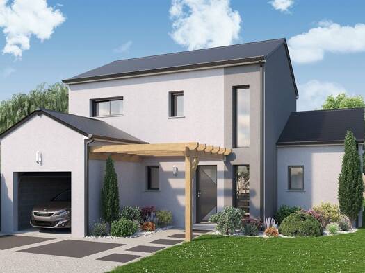 Terrain avec maison neuve à vendre 285 376 € 5 pièces 4 chambres 100 m² 272 m² de terrain Gâvres 56290