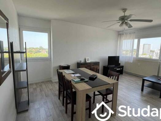 Colocation à louer - logement étudiant 500 € 1 pièce 2 chambres 12 m² 11ème étage Hôtel de Ville Mons-en-Barœul 59370