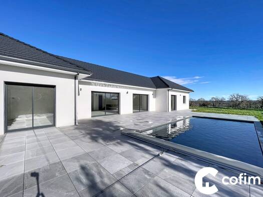 Maison de plain-pied à vendre 530 000 € 6 pièces 4 chambres 182 m² 2 069 m² de terrain Morlaàs 64160