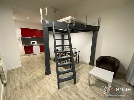 Studio à louer 405 € 1 pièce 23 m² RDC/4 dès le 29/05/2026 La Métare – Le Portail Rouge Saint-Étienne 42000