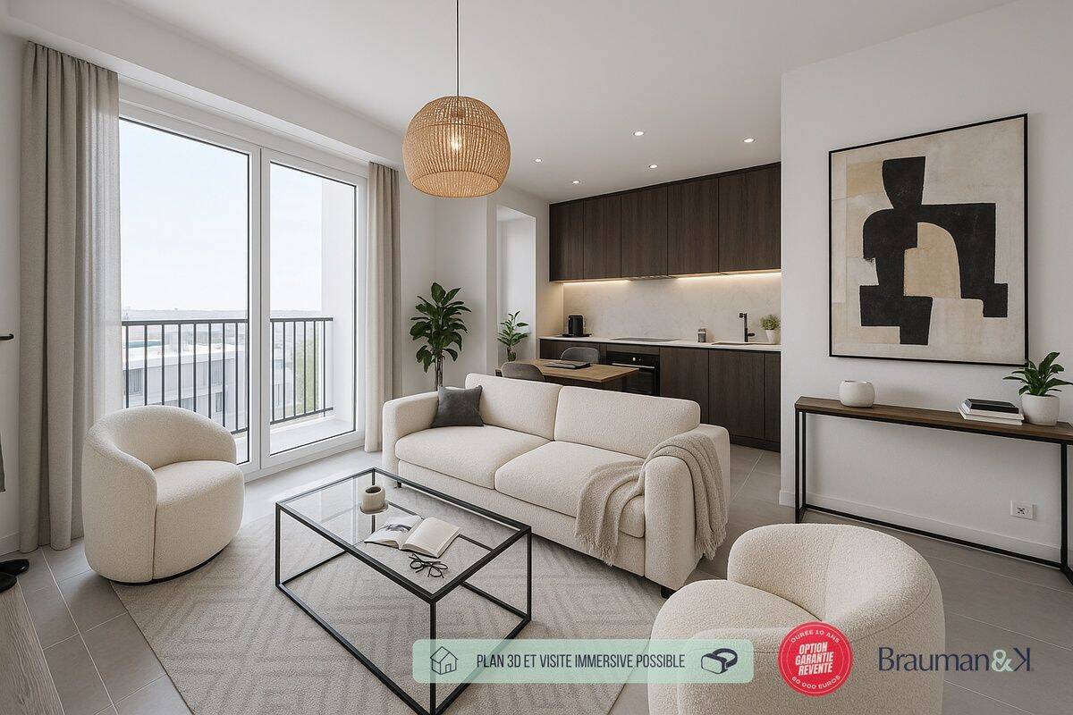 Appartement 2 pièces 42 m² · à Aubervilliers · 42 m² · 207 000 €