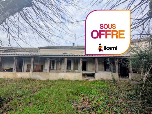 Maison en viager 55 000 € 5 pièces 3 chambres 119 m² 1 777 m² de terrain Eynesse 33220