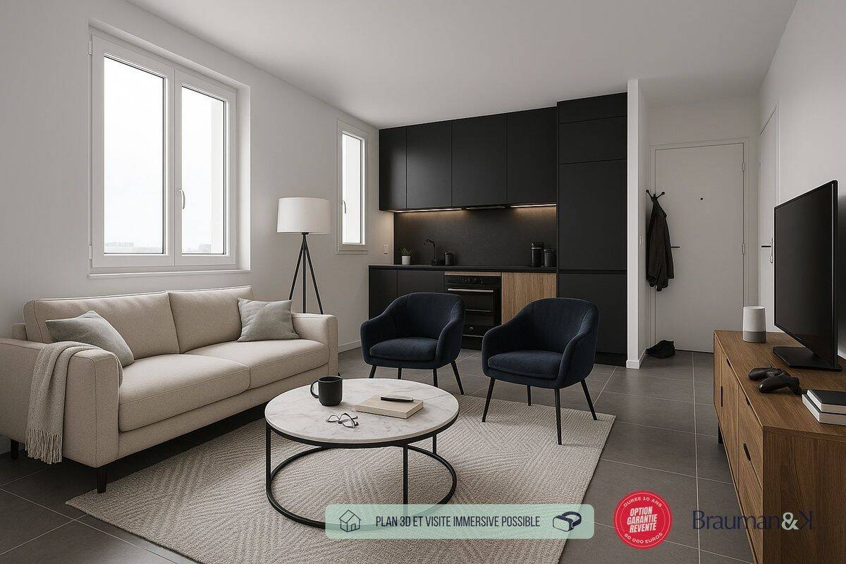 Appartement 1 pièce 19 m² · à Metz · 19 m² · 127 592 €