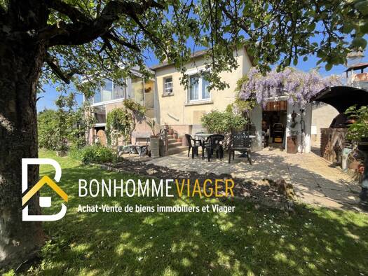Maison en viager occupé Bouquet 69 900 € 3 pièces 2 chambres 58 m² 430 m² de terrain Netreville Évreux 27000