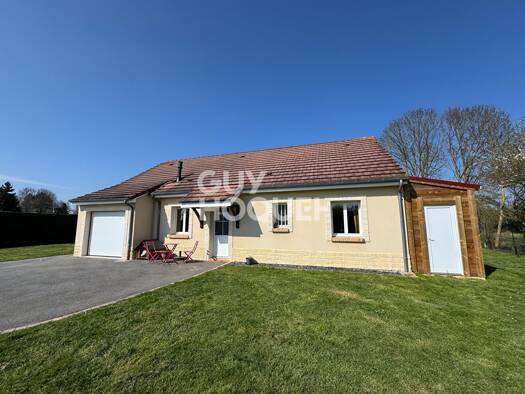 Maison de plain-pied à vendre 199 900 € 4 pièces 3 chambres 81 m² 1 141 m² de terrain Breteuil 27160