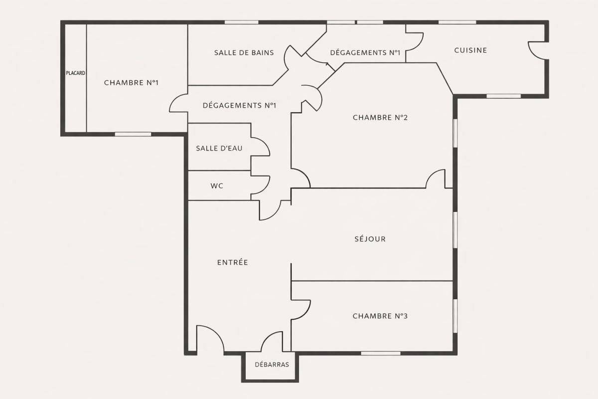 Appartement 4 pièces 100 m² · à Paris 17ème Arrondissement · 100 m² · 1 090 000 €
