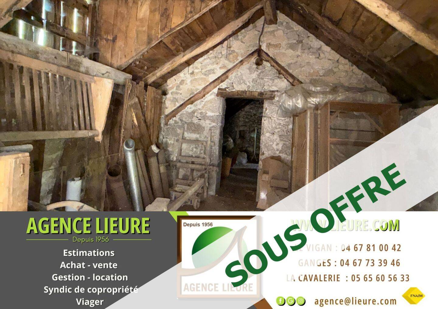 Maison 4 pièces 70 m² · à Dourbies · 70 m² · 38 500 €