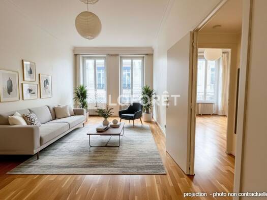 Appartement à vendre 395 000 € 3 pièces 2 chambres 85,3 m² Étage 2/6 Ainay Lyon 2ème arrondissement 69002