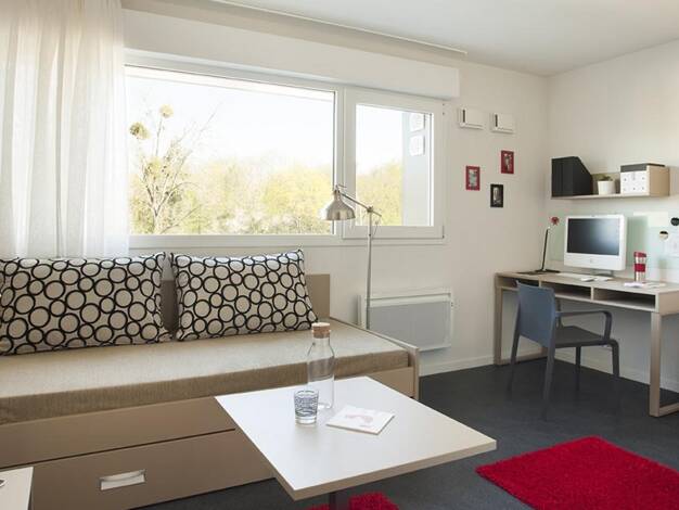 Studio à louer - logement étudiant 562 € 1 pièce 20 m² Atalante Beaulieu Rennes 35000