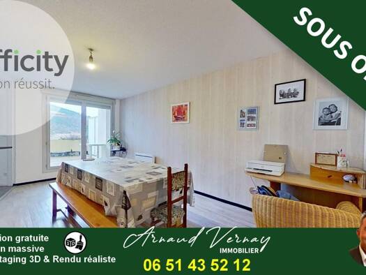 Appartement à vendre 185 000 € 5 pièces 3 chambres 107 m² Étage 1/2 Centre Tarare 69170