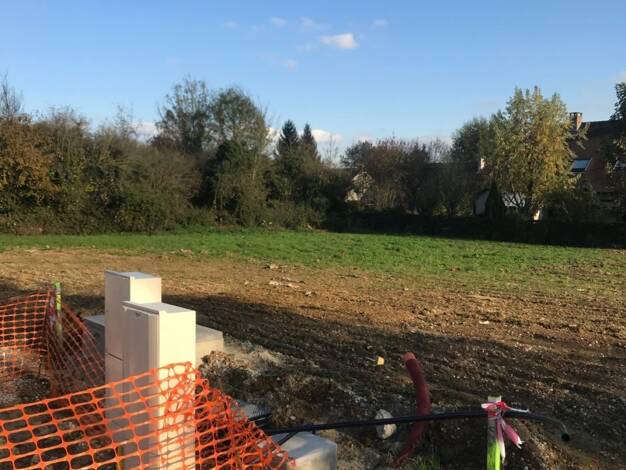 Terrain constructible viabilisé à vendre 176 000 € 521 m² de terrain Villiers-le-Sec 95720