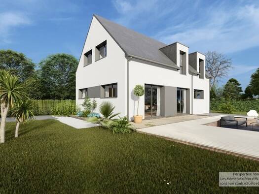 Terrain avec maison neuve à vendre 260 900 € 6 pièces 4 chambres 116 m² 506 m² de terrain Garlan 29610