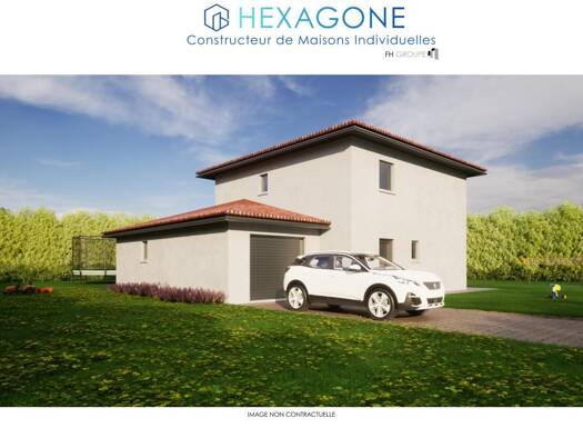 Terrain avec maison neuve à vendre 300 000 € 5 pièces 4 chambres 90 m² 550 m² de terrain Thurins 69510