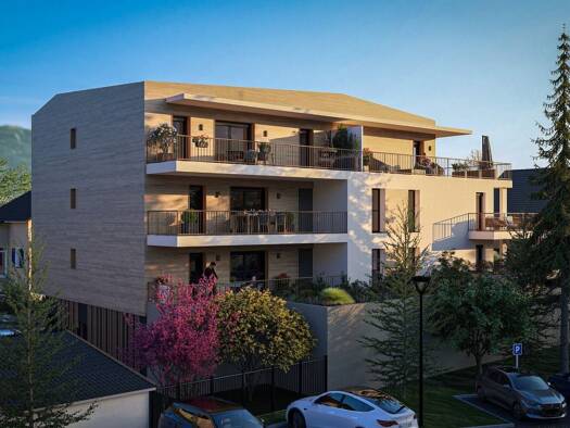 Appartement à vendre - neuf 334 000 € 3 pièces 2 chambres 68,7 m² dès le 30/09/2027 Sud Saint-Alban-Leysse 73230