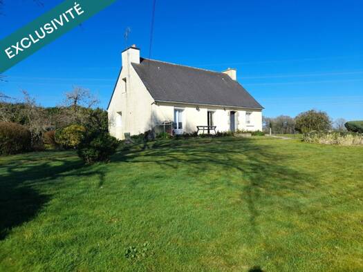 Maison de plain-pied à vendre 193 000 € 4 pièces 3 chambres 120 m² 2 100 m² de terrain Allaire 56350