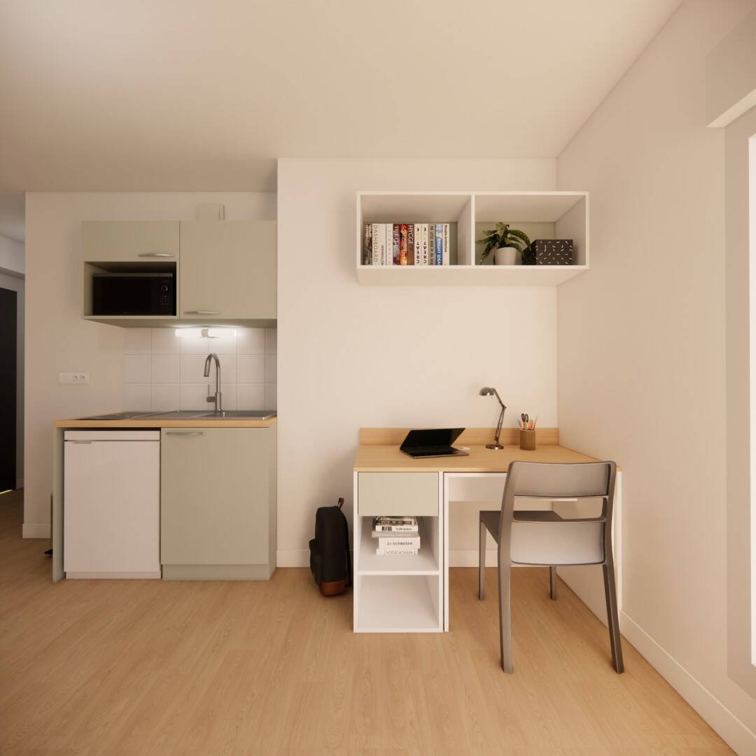 Appartement 1 pièce 21 m² · à Mulhouse · 21 m² · 508 €